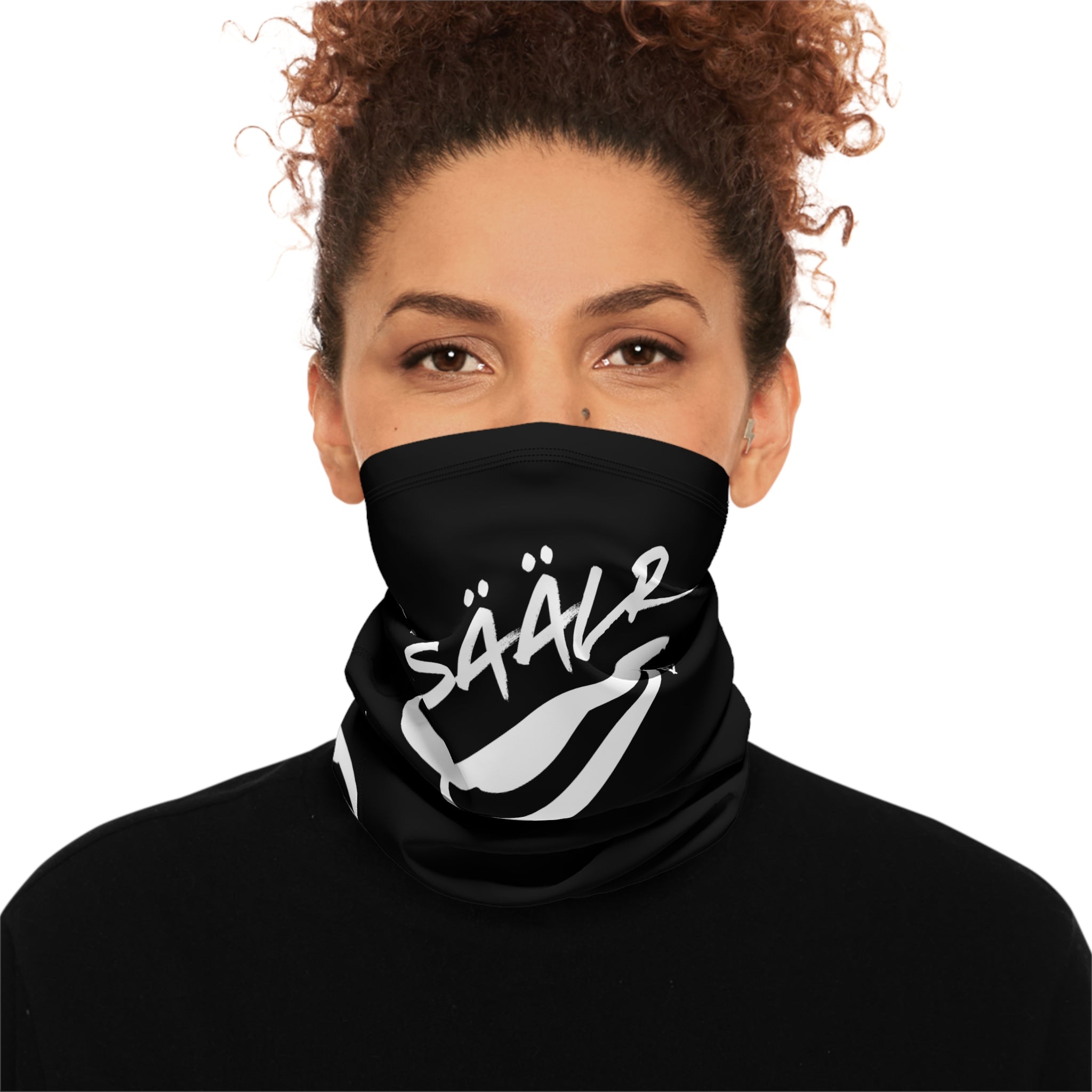 SAALR  Neck Gaiter With Drawstring