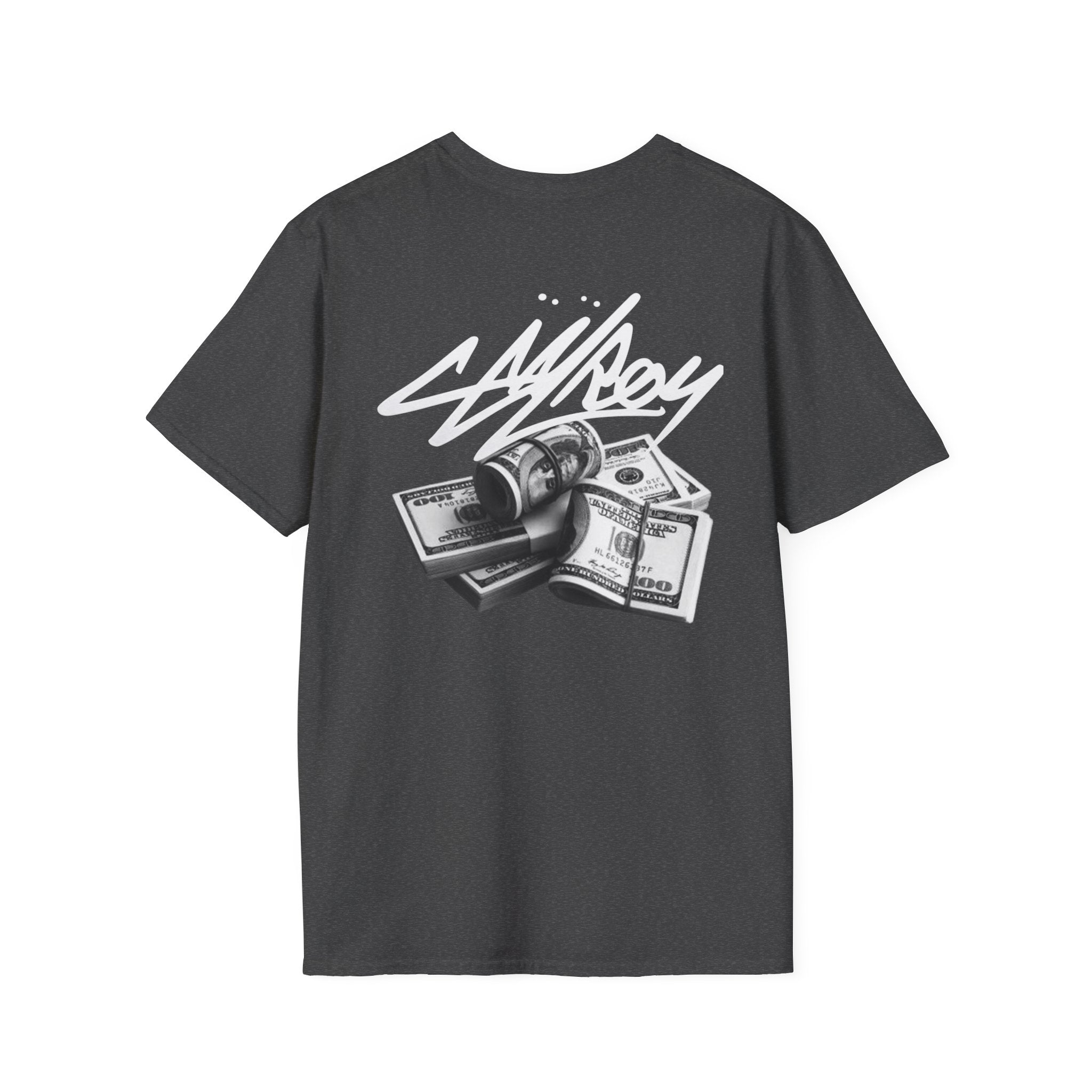 Money Stack Graphic T-Shirt — Urban Streetwear Tee with Cash Illustration