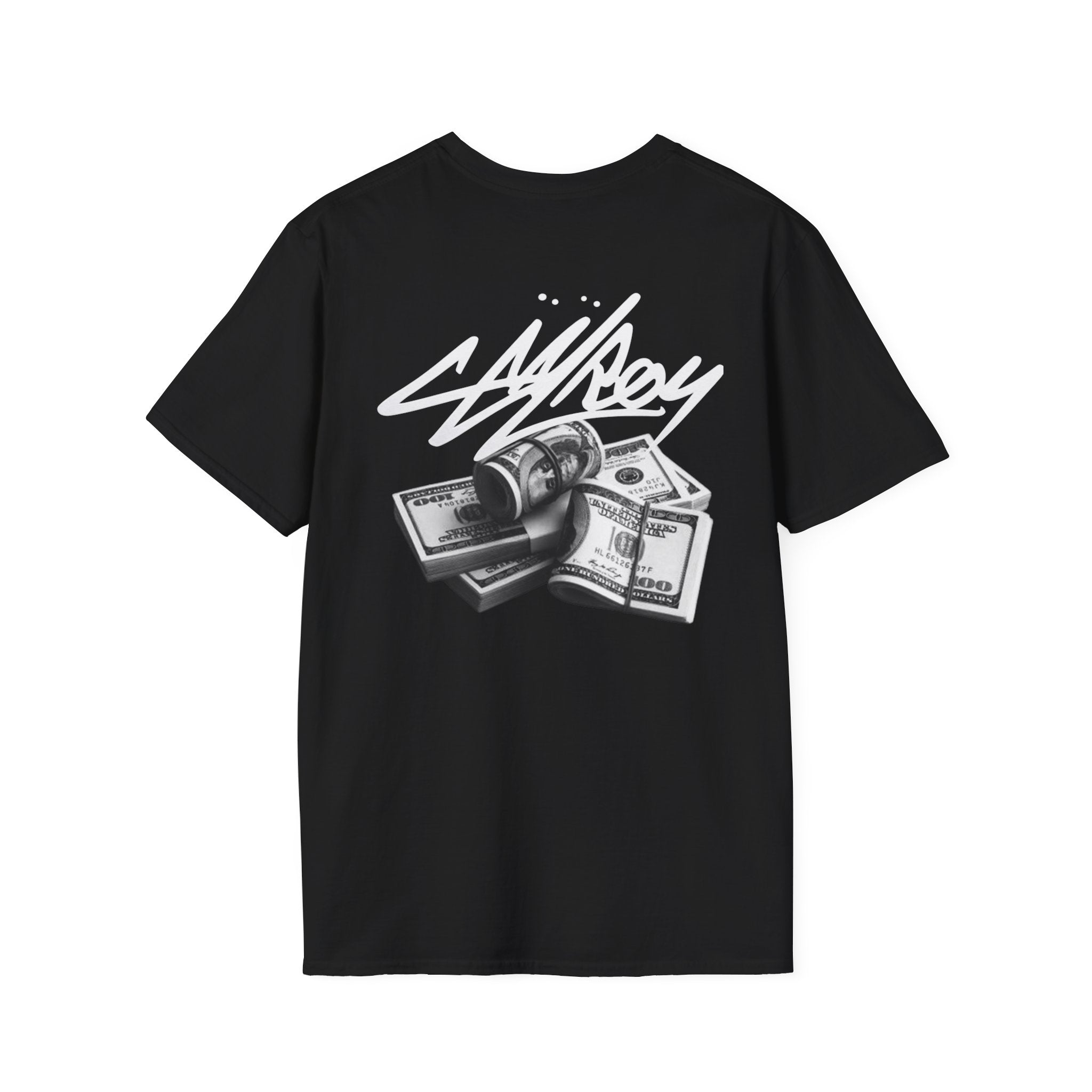 Money Stack Graphic T-Shirt — Urban Streetwear Tee with Cash Illustration